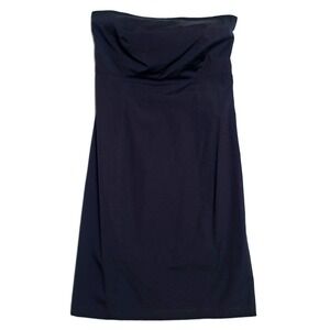 NWT GAP Strapless Sheath Dress Black Minimalist Cocktail Evening Bodycon Dress